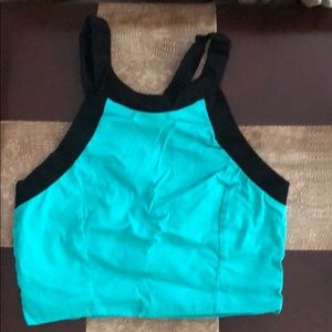 Criss cross crop top